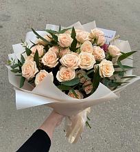 Букет Кремовые розы Латте в Серафимовский